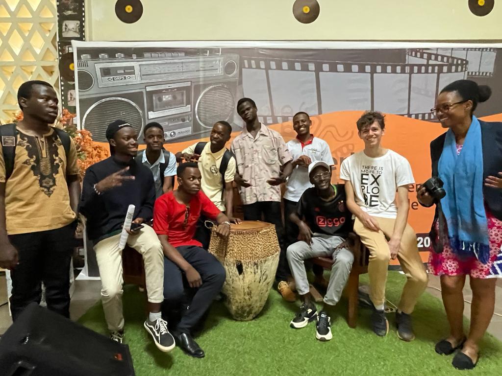 makerere university students at uganda museum