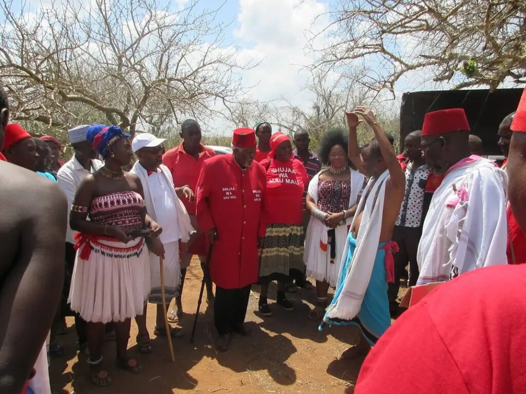 shakahola during mekatili festival with madca and mau mau elders 2019 pic own